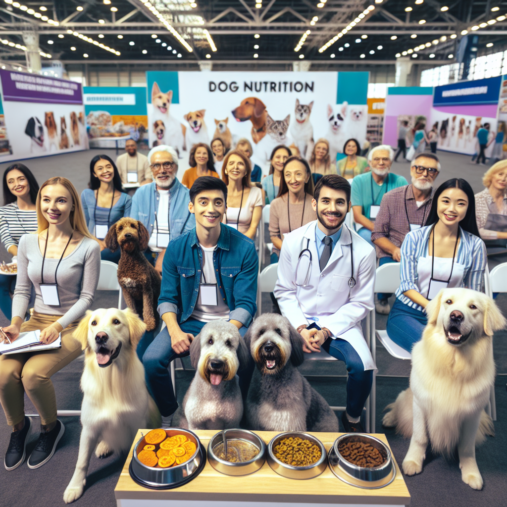 Tierärzte präsentieren gesunde Hundeernährung bei einem Workshop